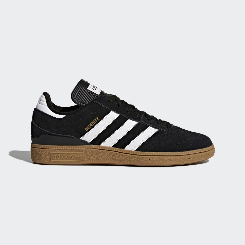 Adidasi Skate Adidas Busenitz Pro Dama Romania - Negrii/Albi/Aurii Metal G48060
